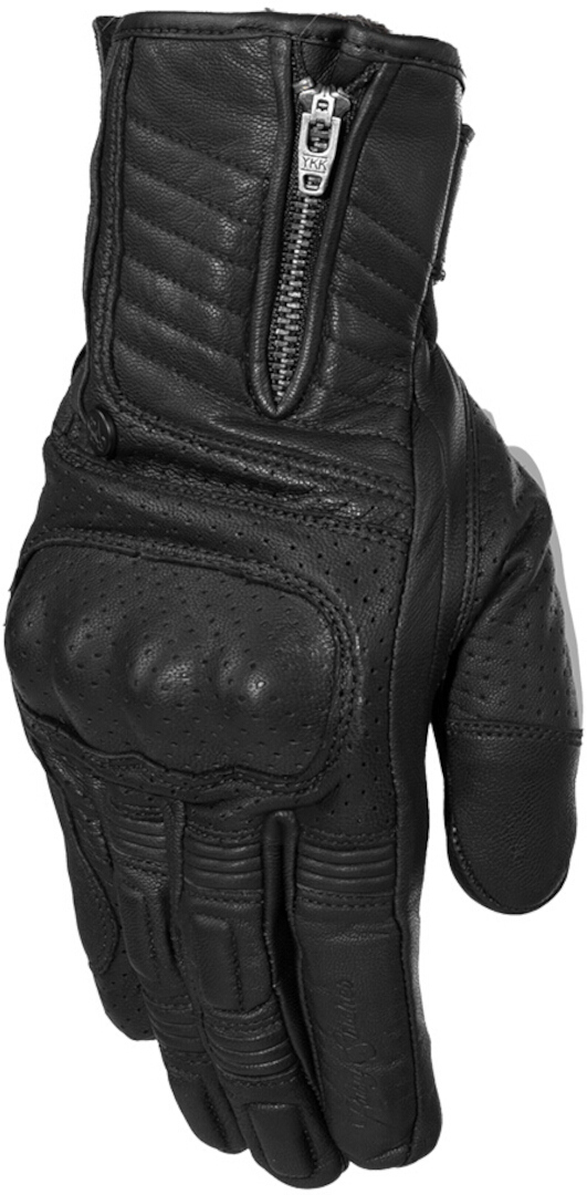 Rusty Stitches Simon Gants de moto, noir, taille 2XL pour Hommes