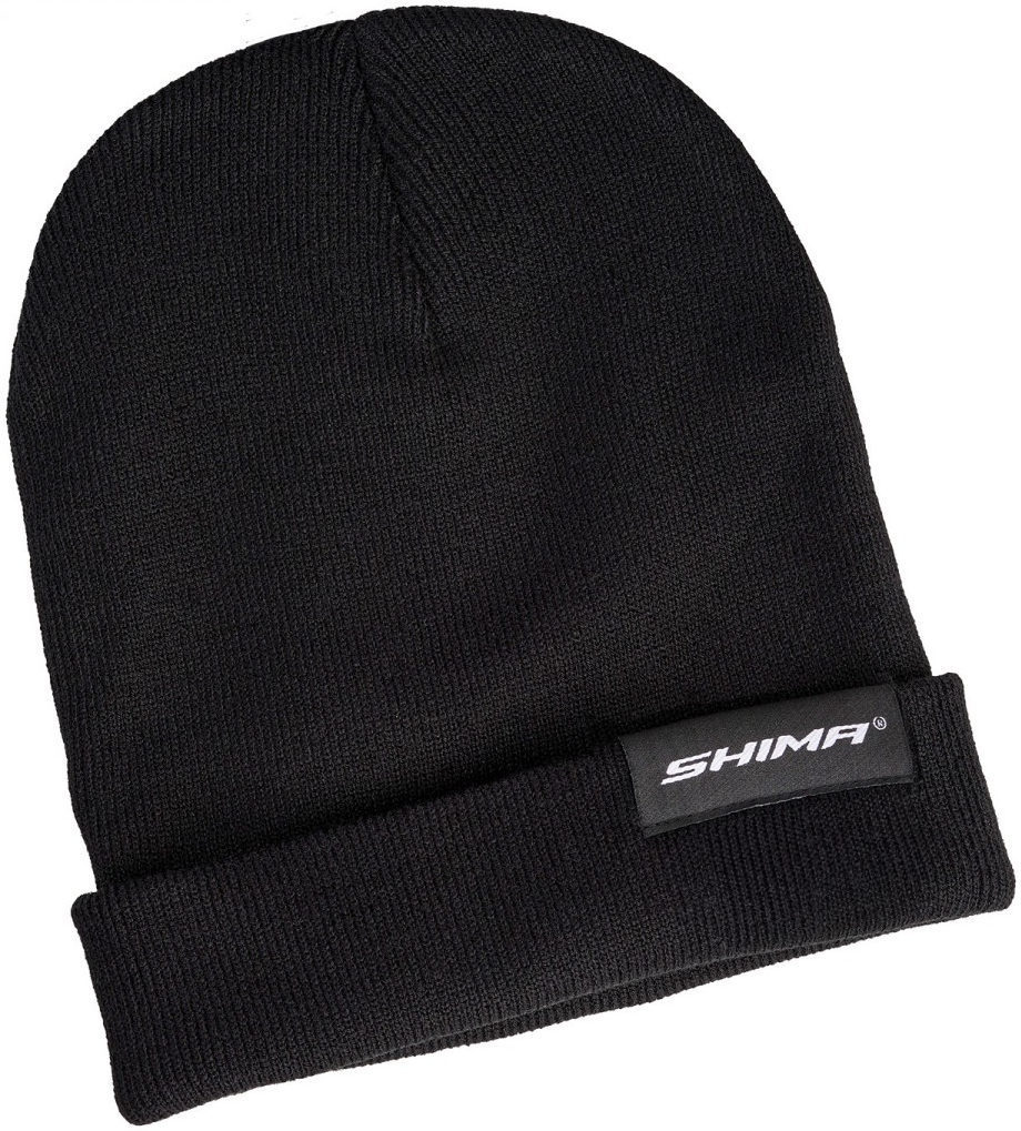 SHIMA Label Beanie, noir pour Hommes
