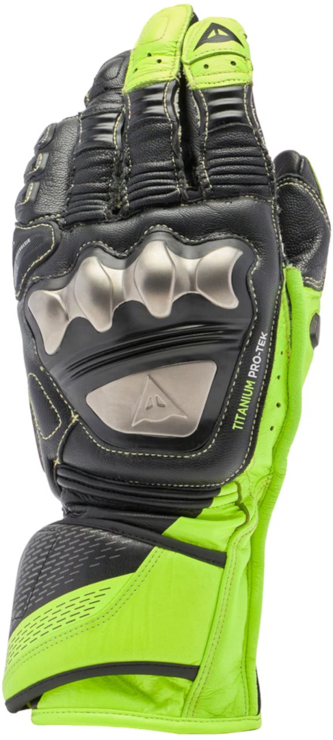 Dainese Full Metal 7 Мотоциклетные перчатки Черный/Желтый L 