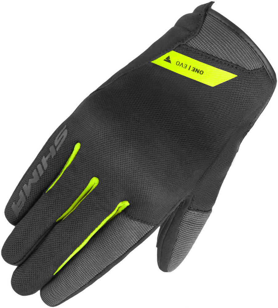 SHIMA One Evo Мотоциклетные перчатки Черный/Желтый S 