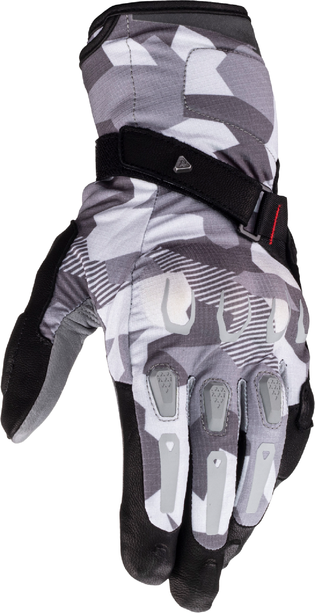 Side view of Leatt ADV HydraDri 7.5 waterproof Motorcycle Gloves, grey, Size S for Men