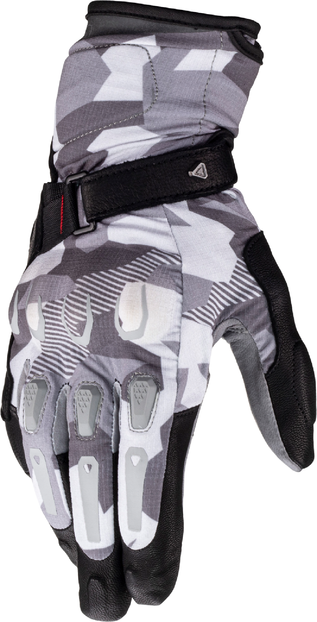 Side view of Leatt ADV HydraDri 7.5 waterproof Motorcycle Gloves, grey, Size S for Men