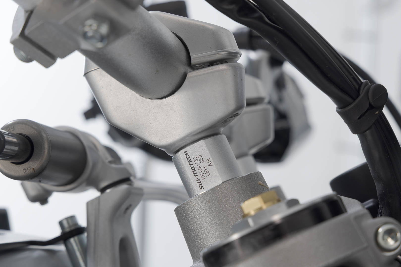 Sw-Motech Unisex Silver Bar Riser - Ducati Desertx (22-).