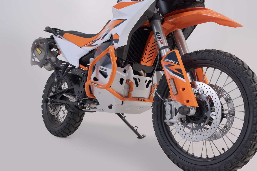 Protector de motor SW-Motech - Plata. KTM 790 Adv/R, 890 Adv/R