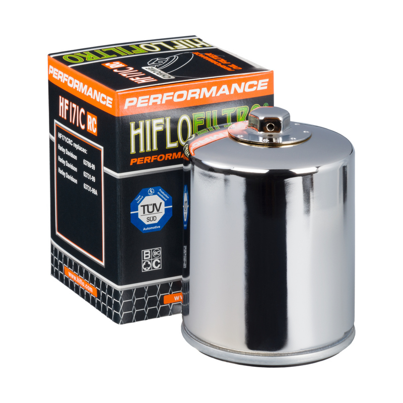 Filtro de aceite de alto rendimiento cromado - HF171CRC