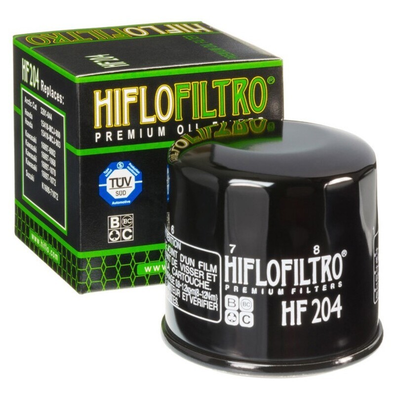 Hiflofiltro オイルフィルタ クローム - HF204C