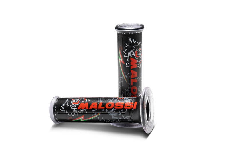 MALOSSI Handvatten met tribal logo (handvat Ø 30 mod.. Met zijdelingse bevestiging)