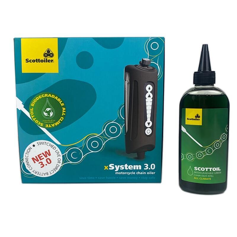 SCOTTOILER Xsystem 3.0 + 250 ml Öl All Climate Biologisch abbaubar