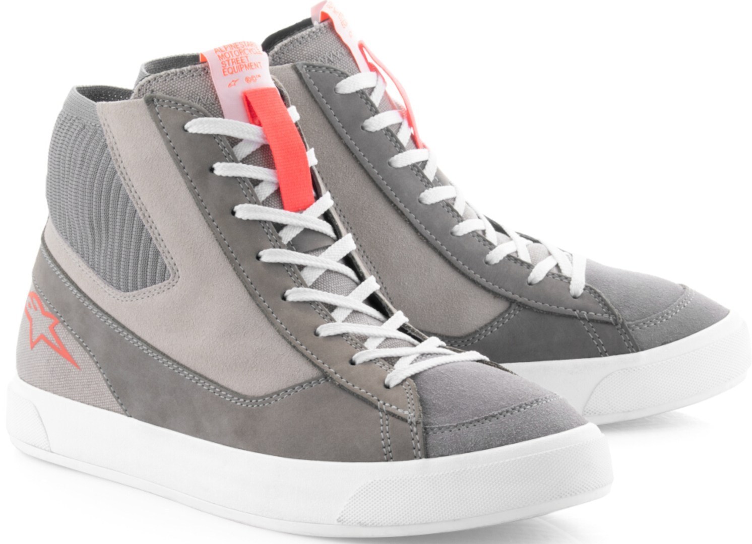 Alpinestars Stated Мотоциклетная обувь Светло-серый/Красный 7.5 (40) 
