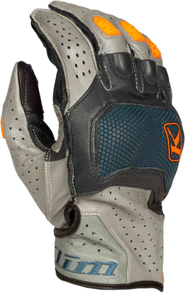 Klim Badlands Aero Pro Short 2024 Мотоциклетные перчатки Серый/Синий S 