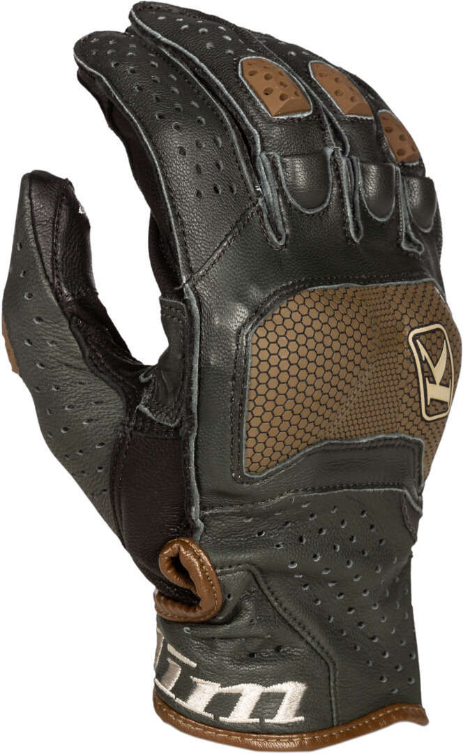Klim Badlands Aero Pro Short 2024 Мотоциклетные перчатки Черный/Коричневый 3XL 