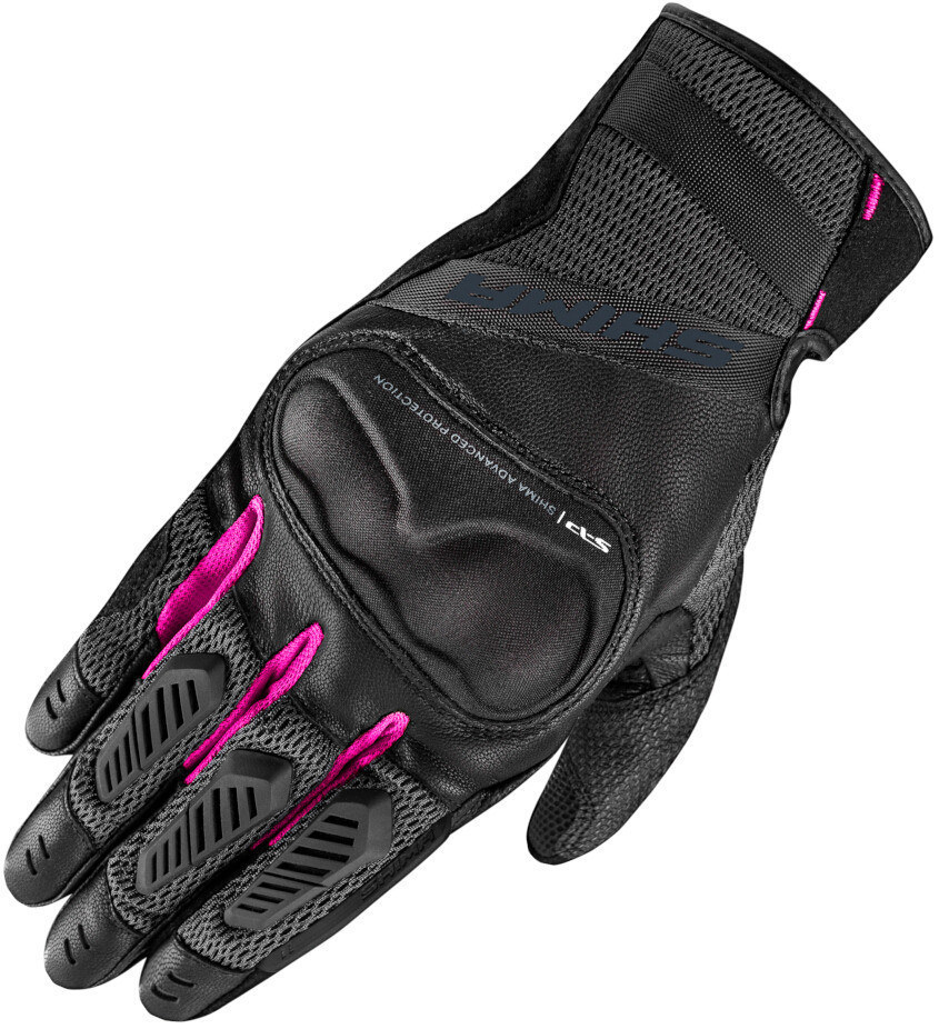SHIMA Hero Gants de moto pour femmes, noir-rouge, taille XL