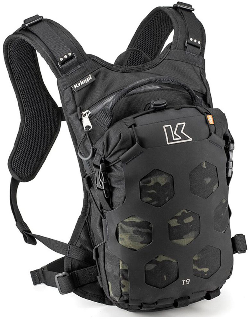 Kriega Trail 9 Multicam Rucksack, schwarz-grau für Männer