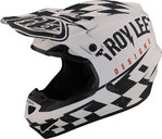Troy Lee Designs SE4 Polyacrylite Race Shop MIPS Шлем для мотокросса