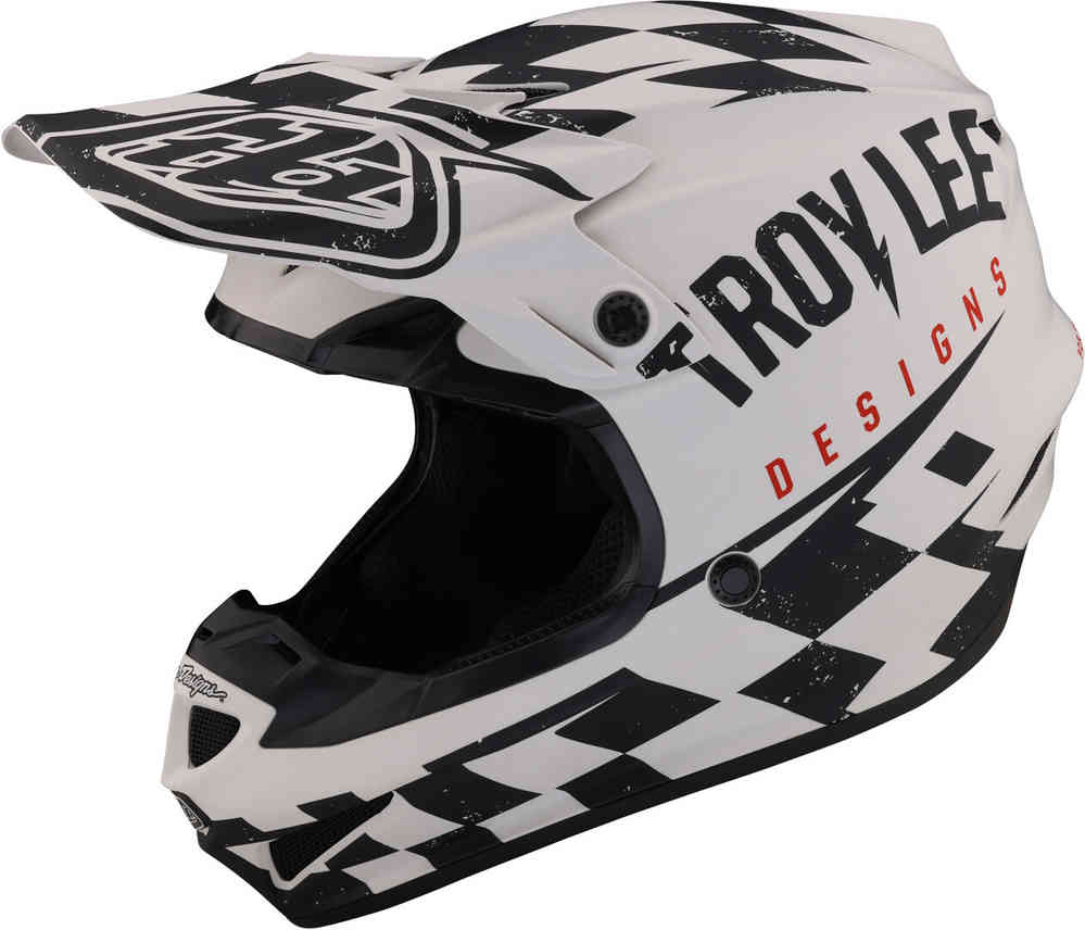 Troy Lee Designs SE4 Polyacrylite Race Shop MIPS Шлем для мотокросса