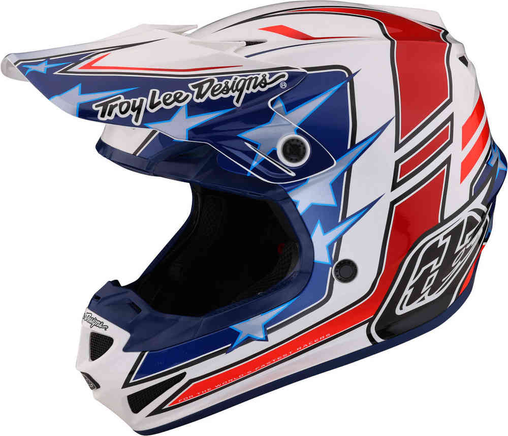 Troy Lee Designs SE4 Polyacrylite Flagstaff MIPS Motorcross Helm