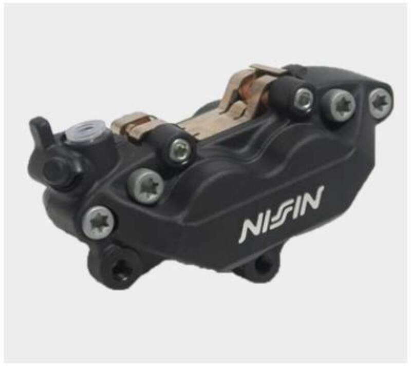 NISSIN Pinza de freno de 4 pistones izquierda - axial