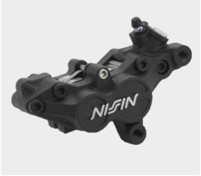 NISSIN Pinza de freno de 4 pistones derecha - axial