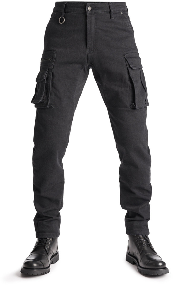 Pando Moto Desert Cargo Мотоциклетные текстильные штаны Черный 32/32 