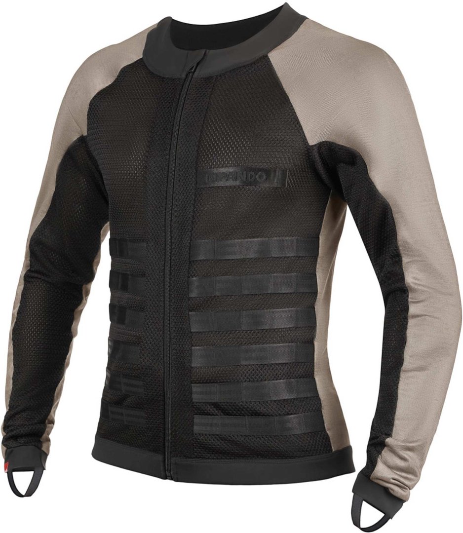 Pando Moto Commando UH Blouson textile de moto, gris, taille XS pour Hommes