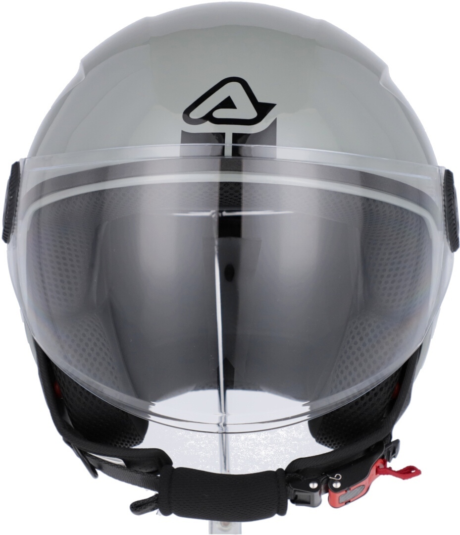 Side view of Acerbis Brezza Jet Helmet, grey, Size XL for Men