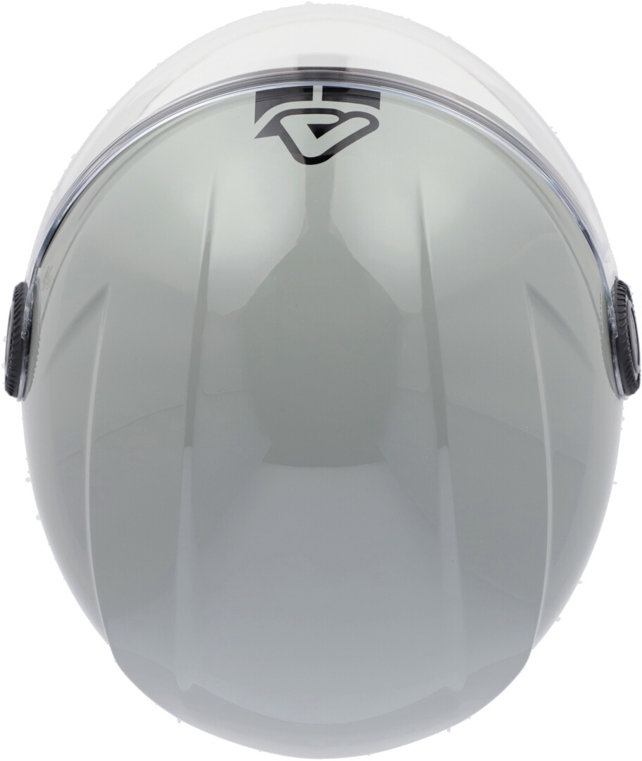 Side view of Acerbis Brezza Jet Helmet, grey, Size XL for Men