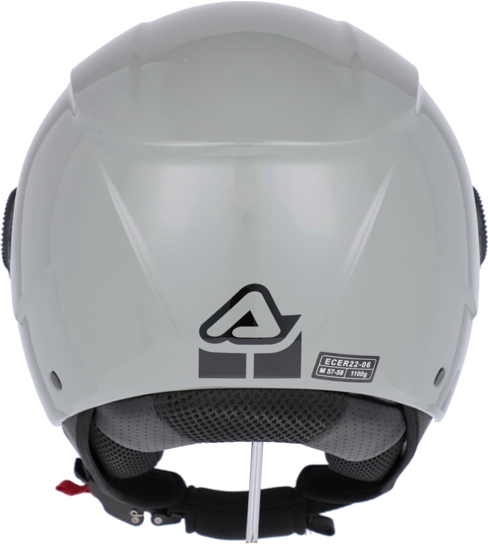 Side view of Acerbis Brezza Jet Helmet, grey, Size XL for Men