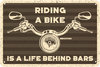 {PreviewImageFor} Oxford Riding a Bike Metall skylt
