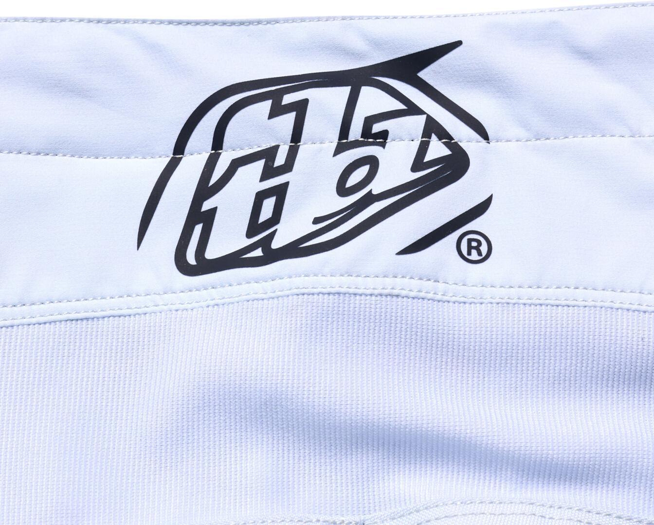 Side view of Troy Lee Designs GP Pro Mono Motocross Pants, grey, Size 34 for Men