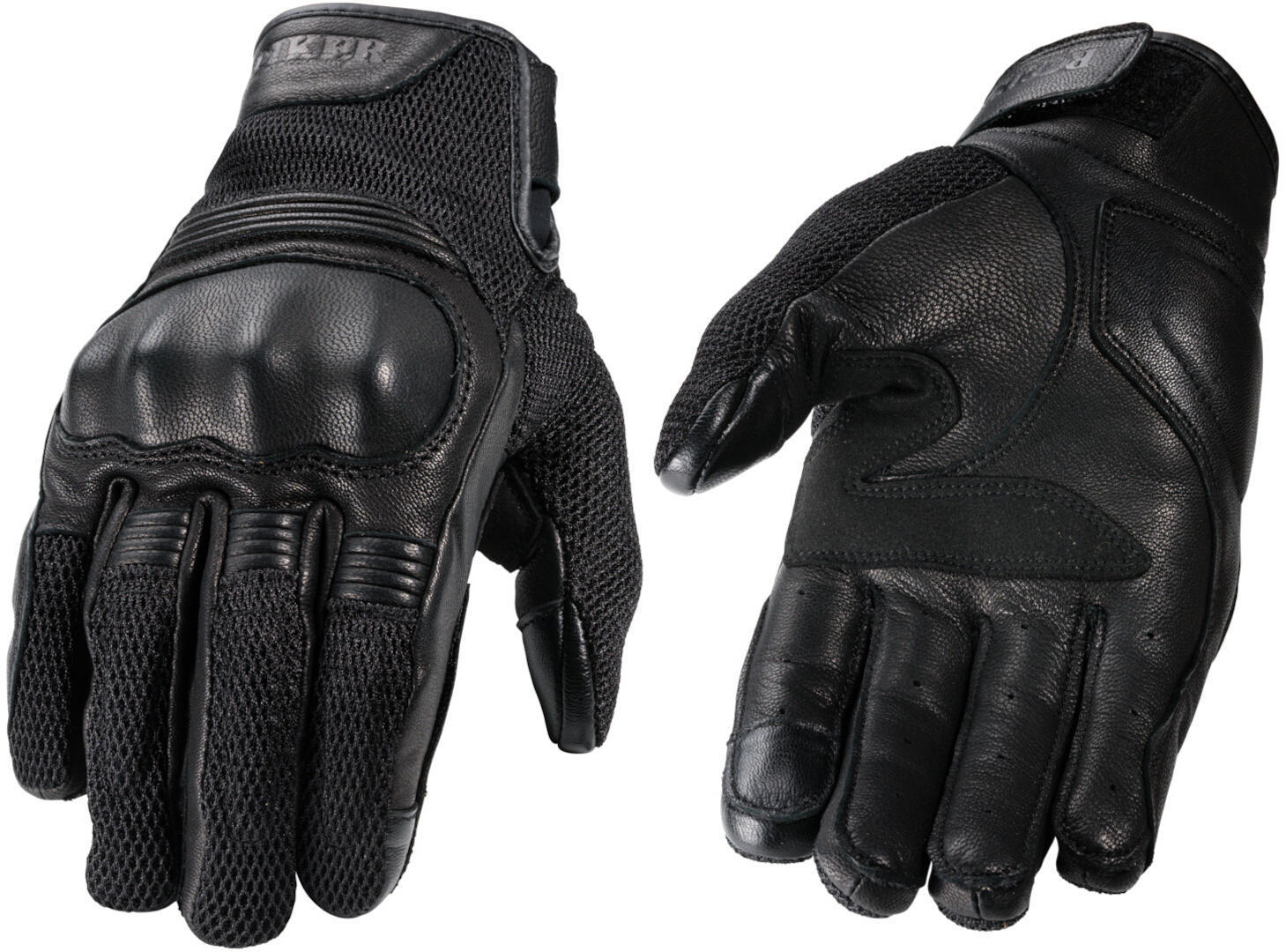Rokker Austin Mesh Gants de moto, noir, taille 3XL pour Hommes