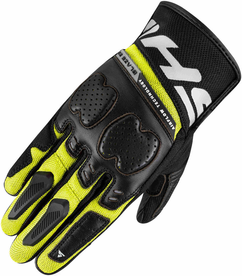 SHIMA Blaze 2.0 перфорированные мотоциклетные перчатки Черный/Желтый 4XL 