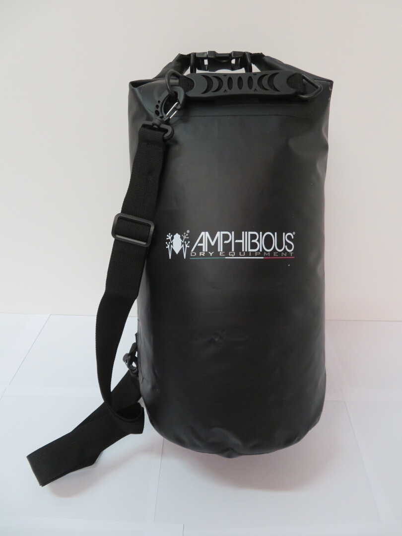 Side view of Amphibious Tube waterproof Bag, black, Size 51-60l for Men