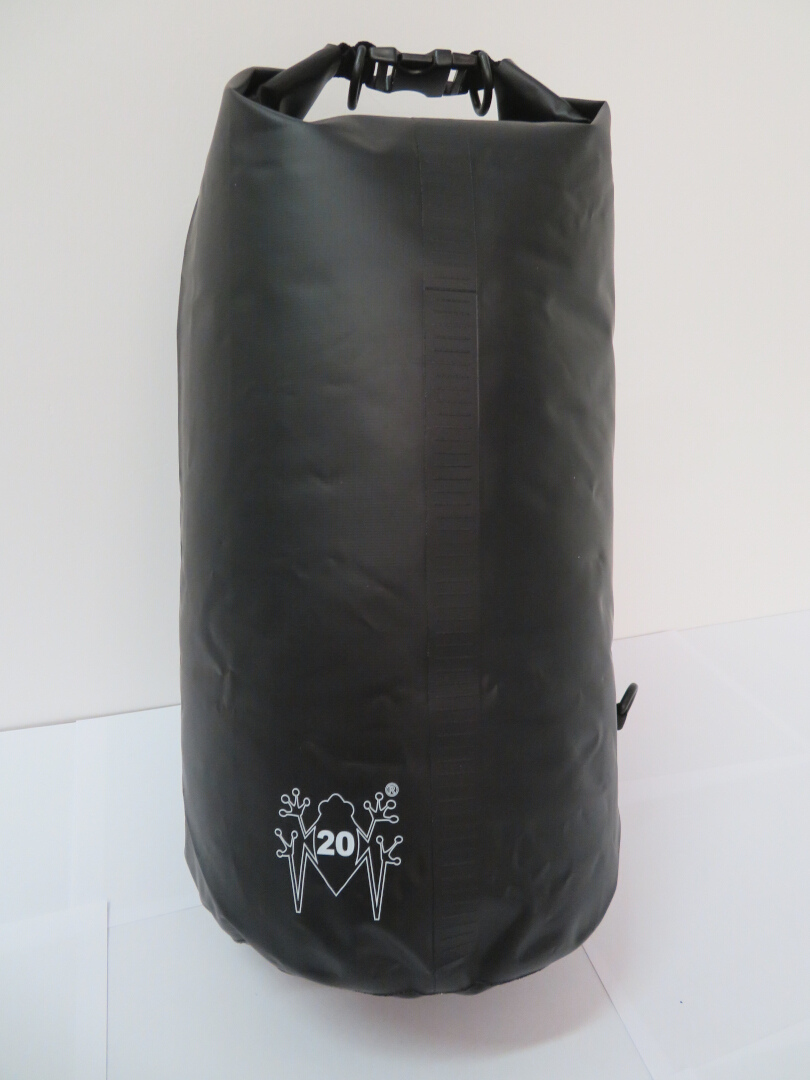 Side view of Amphibious Tube waterproof Bag, black, Size 51-60l for Men