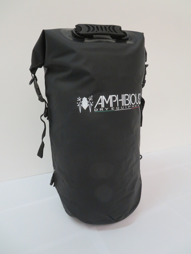 Side view of Amphibious Tube waterproof Bag, black, Size 51-60l for Men