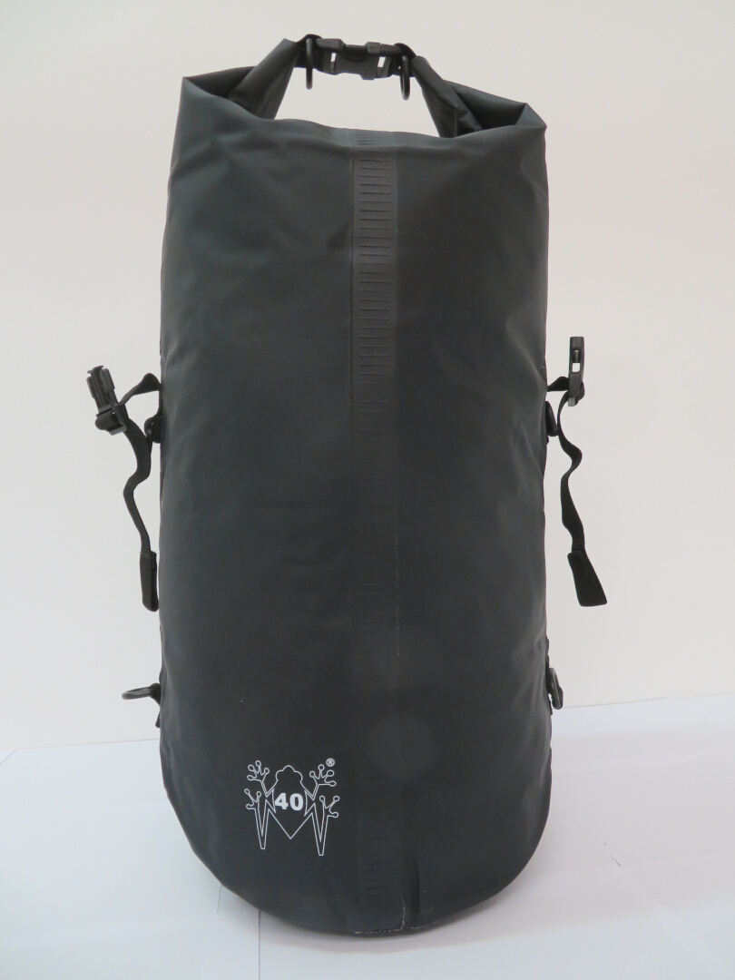 Side view of Amphibious Tube waterproof Bag, black, Size 51-60l for Men