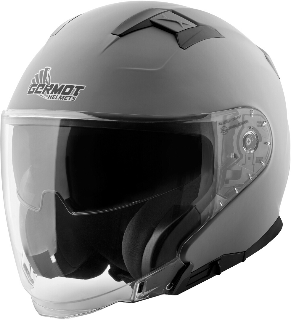 Germot GM 670 Casque jet, gris, taille 2XL pour Hommes