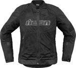 Icon Overlord3 Mesh Chaqueta textil de moto para mujer