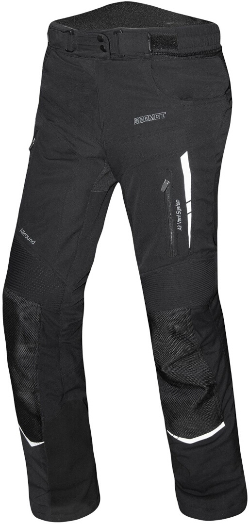 Germot Allround imperméable Mesdames Moto Textile Pantalon, noir, taille 40 pour Femmes