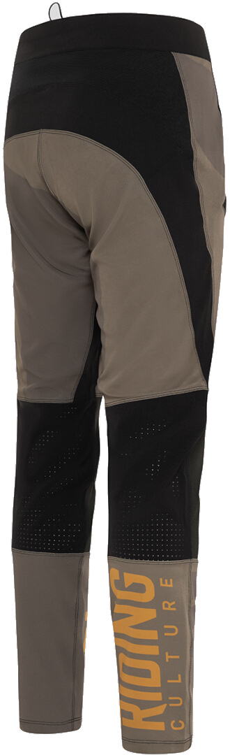 Side view of Riding Culture Sender 3.1 Cycling Pants, green-yellow, Size 30 for Men