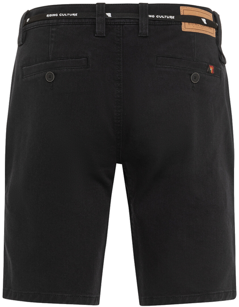 Side view of Riding Culture Chino Cycling Shorts, black, Size 36 for Men