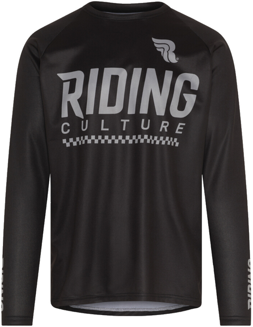 Riding Culture Sender 2.1 Long Sleeve Cycling Jersey, black, Size XL for Men-image-974188894