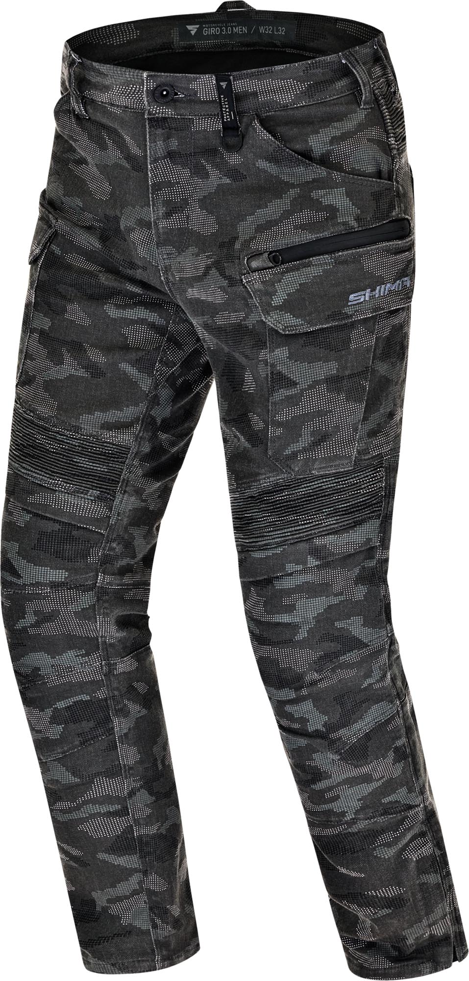 SHIMA Giro 3.0 Женские мотоциклетные текстильные брюки Чёрный/камуфляж 26/32 