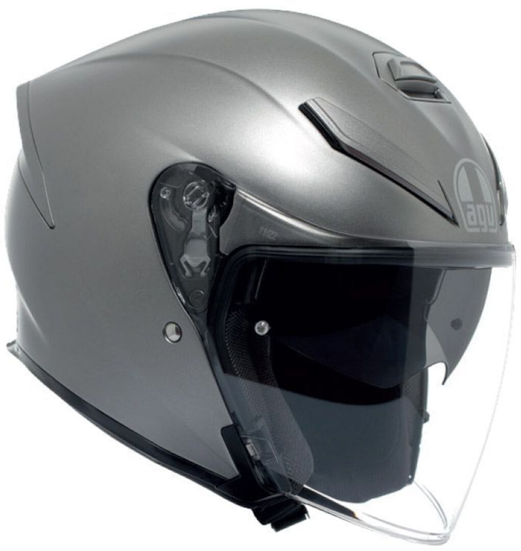 AGV K5 Jet Evo Mono Реактивный шлем Матовый серый S (55/56) 