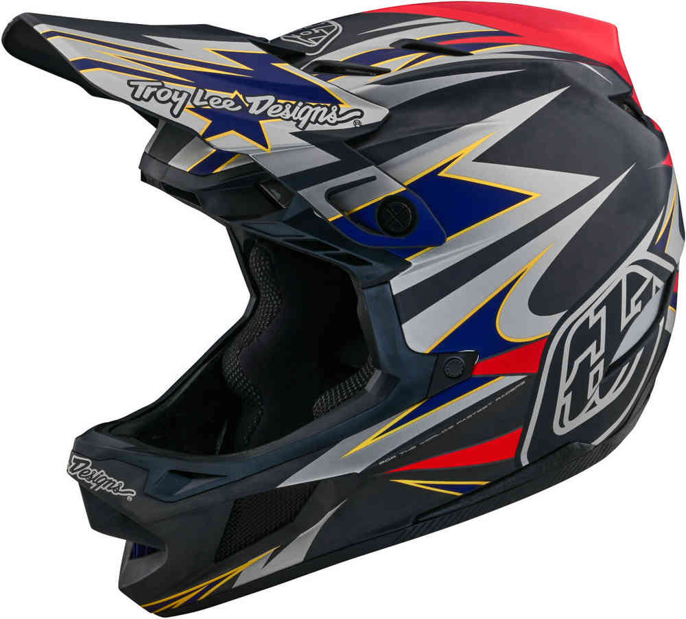 Troy Lee Designs D4 Carbon MIPS Inferno Шлем для скоростного спуска