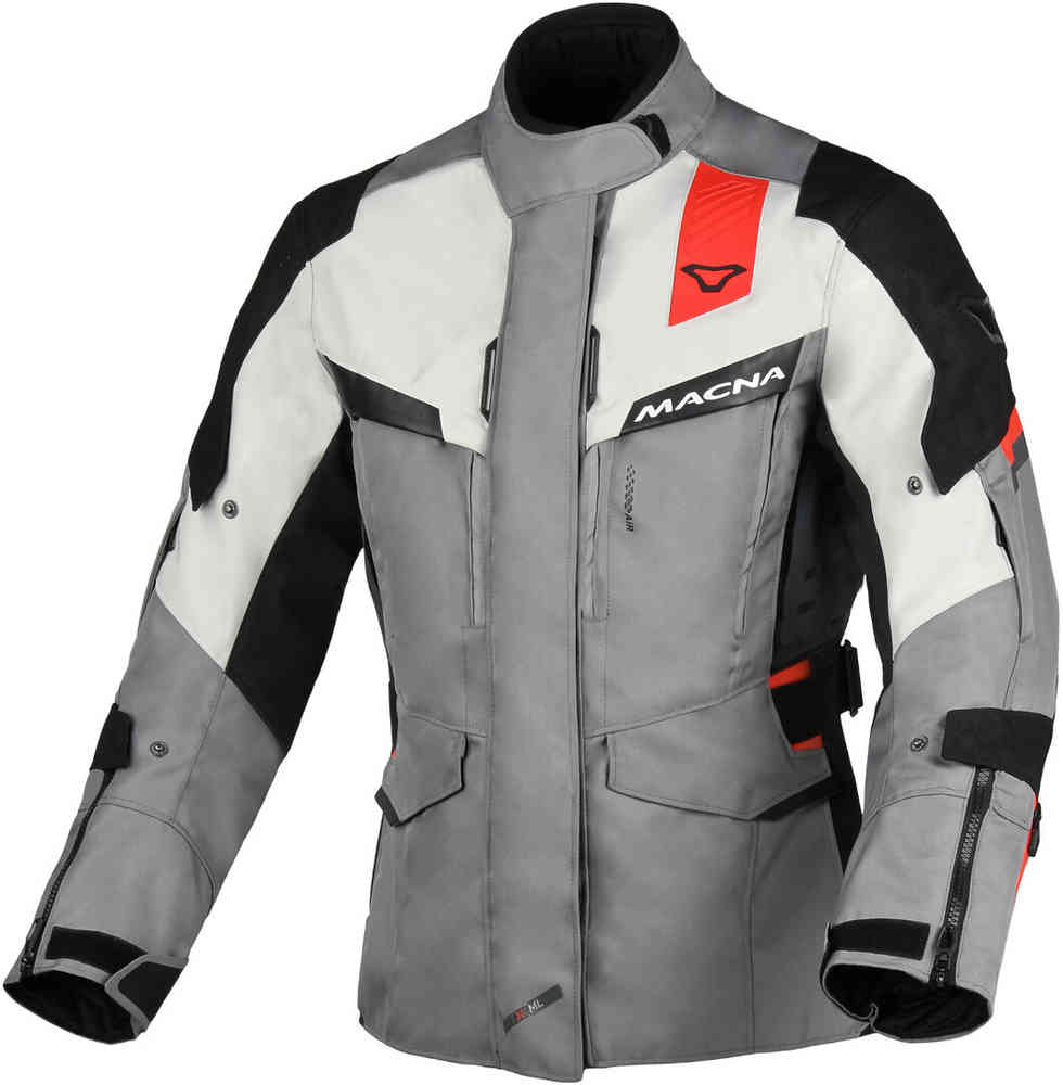 Macna Zastra impermeable Chaqueta textil de motocicleta para mujer