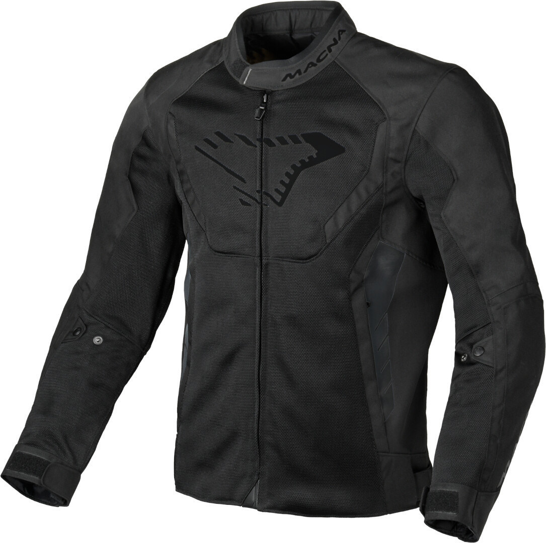 Macna Grisco Solid Motorcycle Textile Jacket, black, Size M for Men-image-989934944