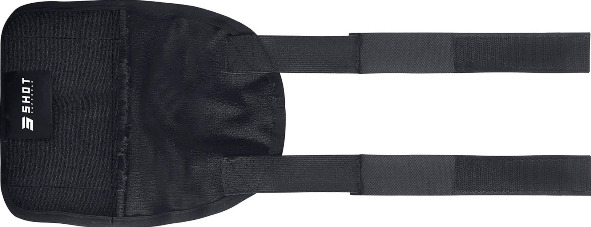 Side view of Shot Unpeak Knee Guards Cover, black for Men