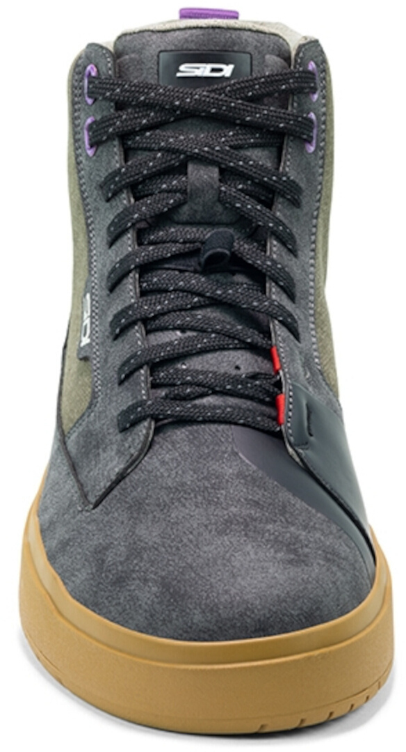 Side view of Sidi Arx Motorcycle Shoes, grey-green, Size 49 for Men