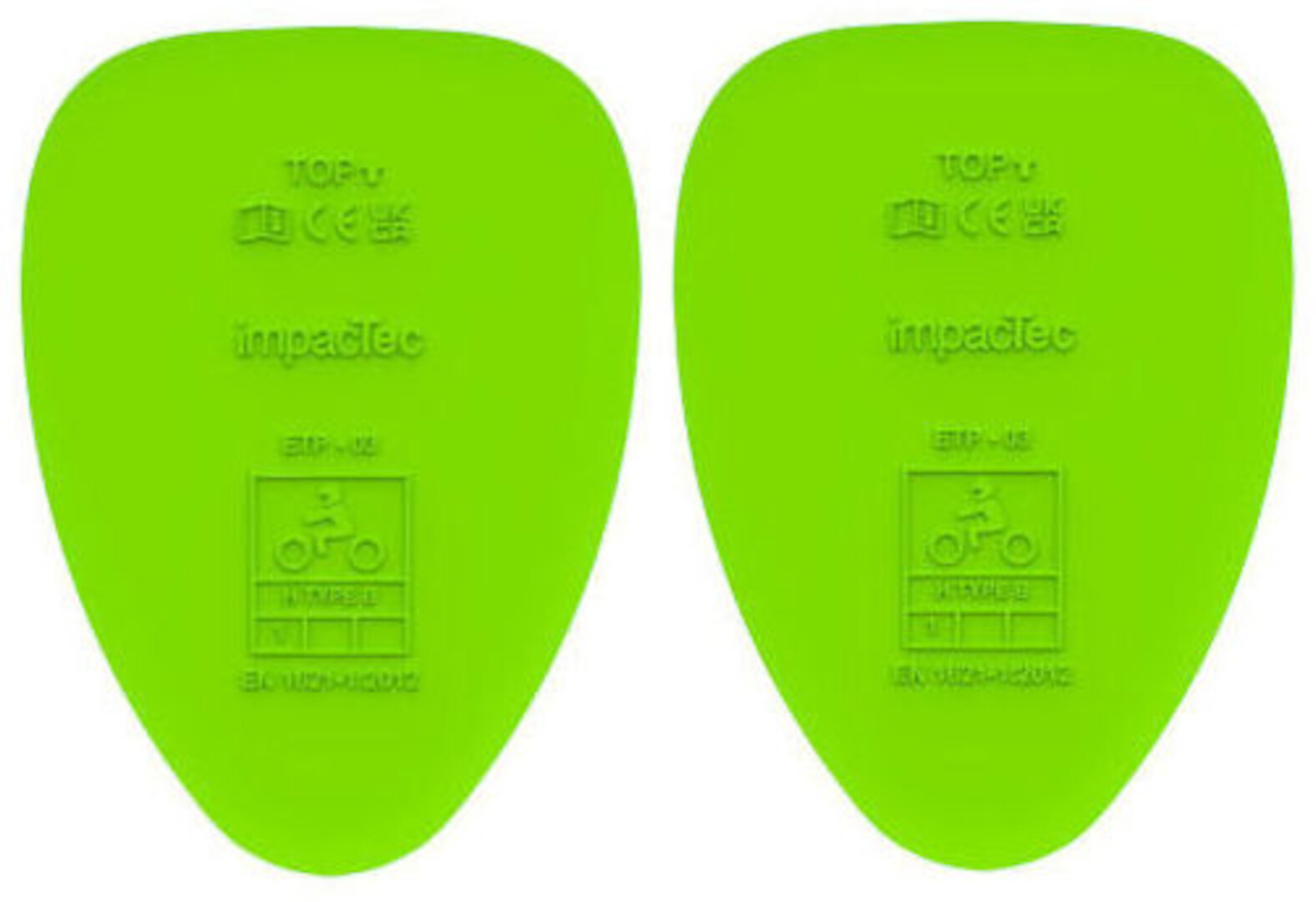 Germot ImpacTec ETP-03 Protecteurs de hanches, vert pour Hommes