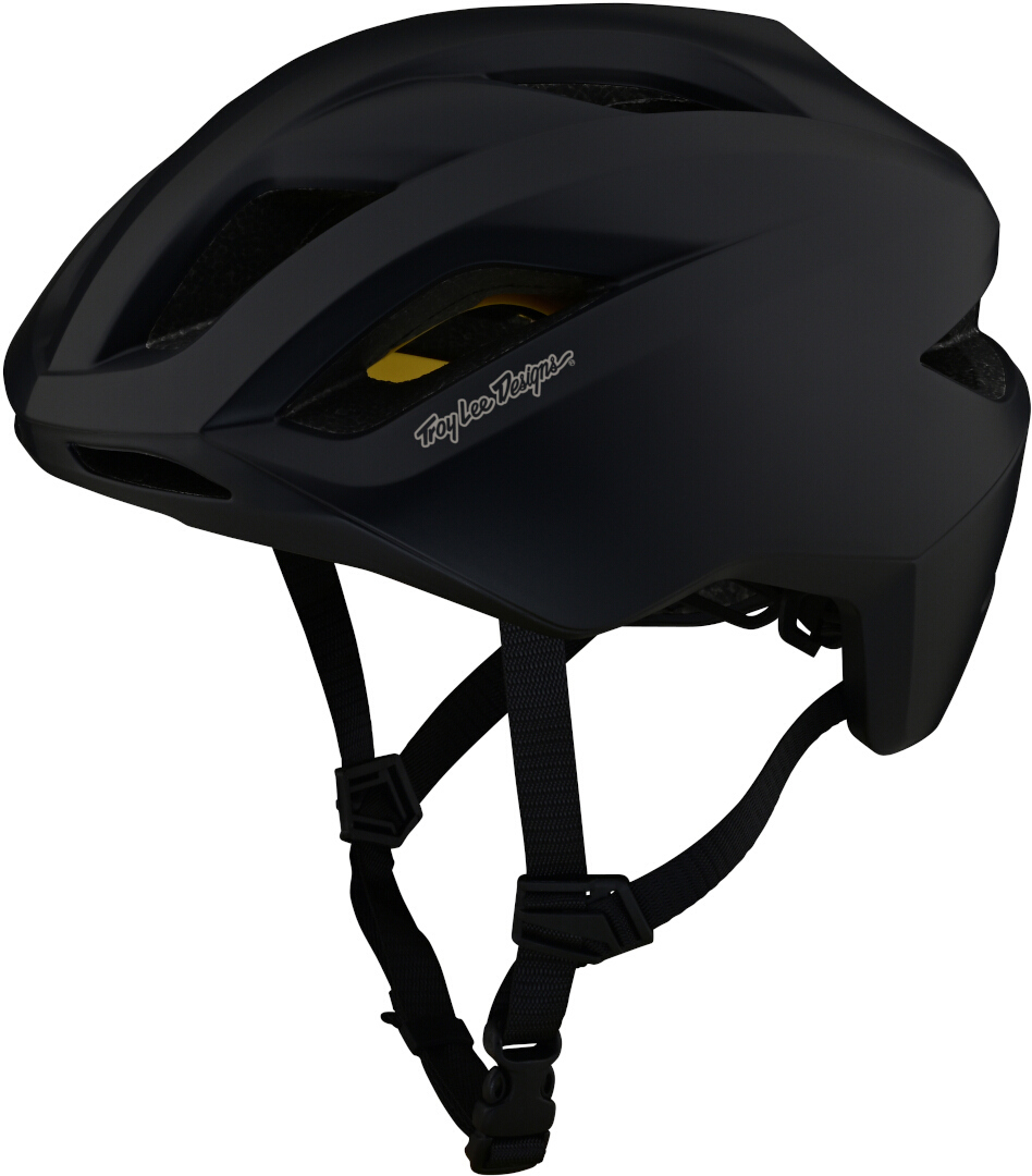 Side view of Troy Lee Designs Grail MIPS Orbit Bicycle Helmet, black, Size XL 2XL for Men